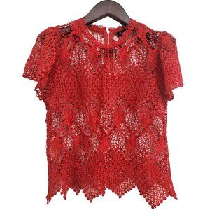 Love J red lace top
